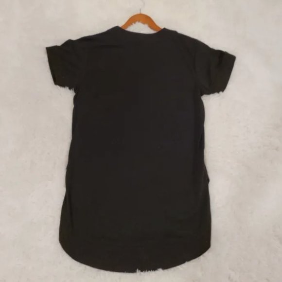 Casual black shirt dress/  chandail robe noir 🖤 - Picture 4 of 5